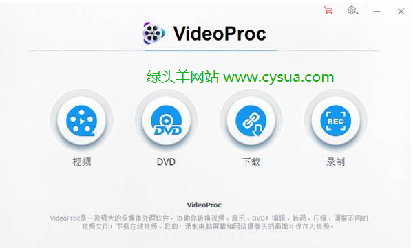 VideoProc v4.1.0 专业4K视频转换处理多功能软件